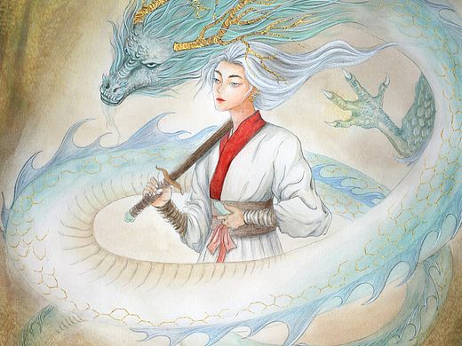 龙与少年（个人主页-ZNTkyMTYwMjQ=） - 商业插画 - 站酷设计师槿上fern原创素材 - 站酷ZCOOL