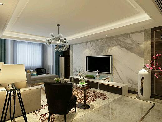 龙发装饰杨建锋石家庄碧景园170平方设计案例赏析