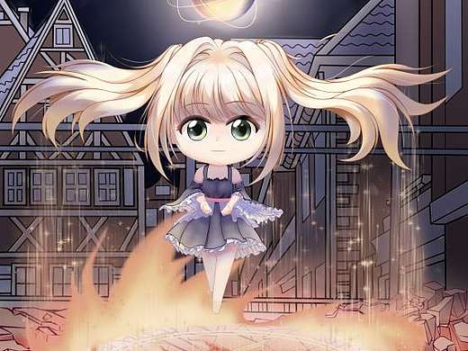 cg作品，魔法少女