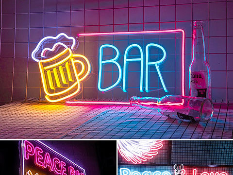 灯光美陈亮化灯饰画