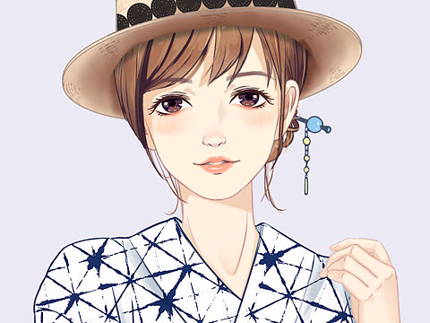 和服（個人主頁-ZMzE1MDYwOTI=） - 商業(yè)插畫 - 站酷設(shè)計師豆豆哇哇哇原創(chuàng)素材 - 站酷ZCOOL