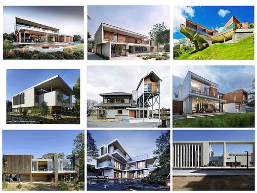建筑手绘精细稿对照图