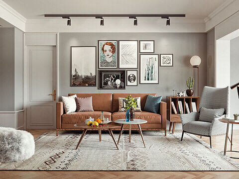 一些现代北欧风格！表现作品！