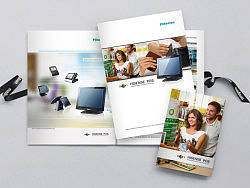 海信集团 POS机三折页设计