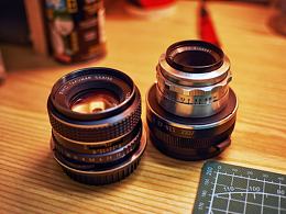 两枚手动镜头