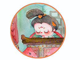 胖胖贵妃午休图