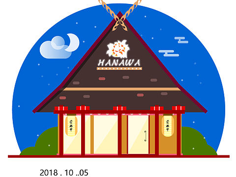 国庆游清迈插画之“花轮餐厅”