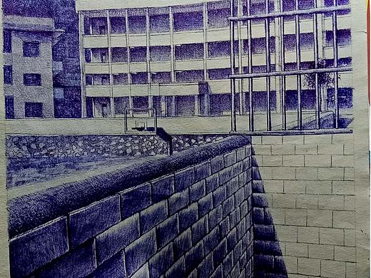 圓珠筆畫（個人主頁-ZMzMxNTI1ODQ=） - 繪畫 - 站酷設(shè)計師小天手繪原創(chuàng)素材 - 站酷ZCOOL