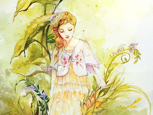 水彩插画