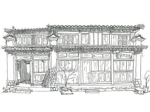 一些建筑速写（云南，江西）