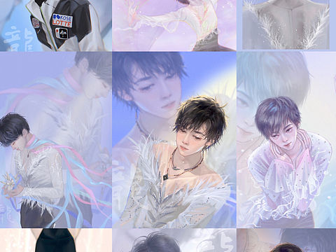 羽生结弦（个人主页-ZNTgxMDM2MTY=） - 艺术插画 - 站酷设计师龙三丰原创素材 - 站酷ZCOOL