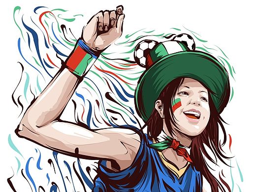 珠江啤酒插画
