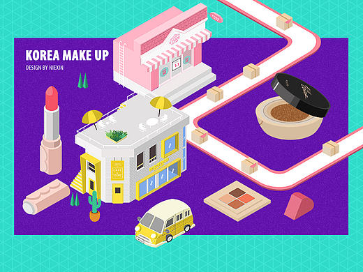 立体场景绘画练习（个人主页-ZMTkzMDMwMzY=） - 其他UI - 站酷设计师闪光少女oo原创素材 - 站酷ZCOOL