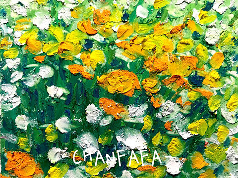 油画棒 野花