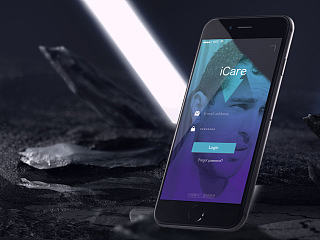 iCare-爱带智能皮带 App界面设计