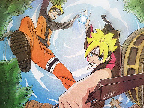 火影忍者鸣人&博人