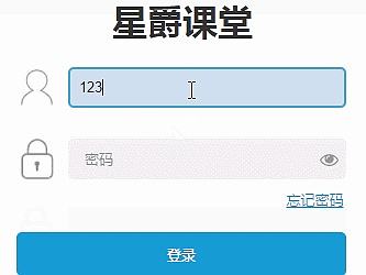登录输入