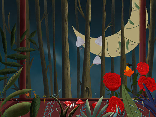 森林女孩（个人主页-ZMjk5ODE4NTY=） - 儿童插画 - 站酷设计师阿彤沐原创素材 - 站酷ZCOOL