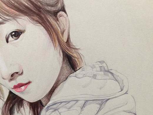 第一次彩鉛人物，大神多多指導(dǎo)（個人主頁-ZMTk3NTA1MzY=） - 創(chuàng)作習(xí)作 - 站酷設(shè)計(jì)師MG小設(shè)計(jì)原創(chuàng)素材 - 站酷ZCOOL