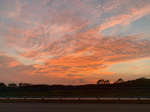 夕阳日落