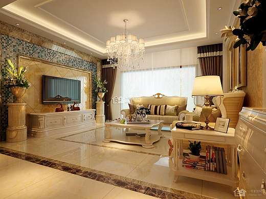 花果园.现代欧式155平米四房二厅二卫装修案例