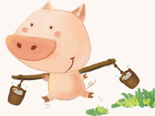 挑水（个人主页-ZMTcyMzA5MzY=） - 商业插画 - 站酷设计师Double_rich原创素材 - 站酷ZCOOL