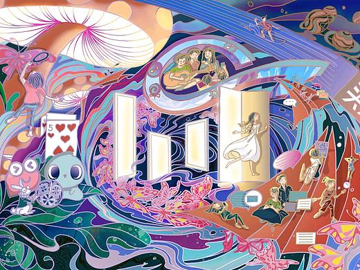 字节跳动logo创意延展（WONDERLAND) 