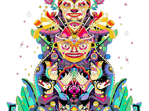 图腾（个人主页-ZMzkyNDMwMzY=） - 艺术插画 - 站酷设计师占宽宽原创素材 - 站酷ZCOOL