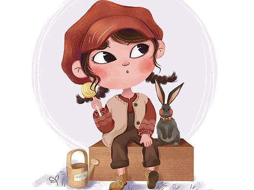 板绘练习-人物小场景