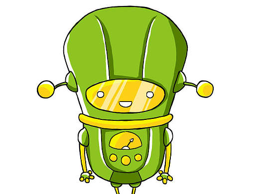 手绘漫画【机器人】