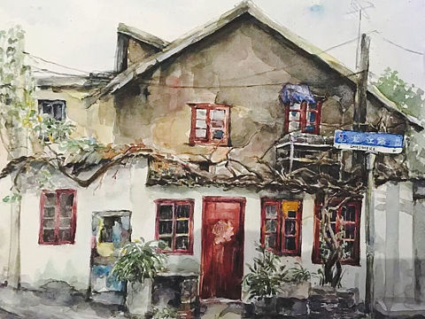 老房写生