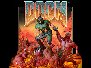 《DOOM》游戲插畫立體化場(chǎng)景 First 4 Figures 品牌產(chǎn)品打樣（個(gè)人主頁(yè)-ZNjgxMjc3Mg==） - 手辦/模玩 - 站酷設(shè)計(jì)師煜恒KENG原創(chuàng)素材 - 站酷ZCOOL