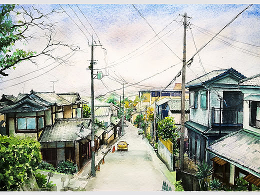 水彩风景