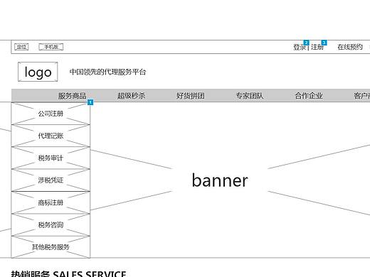 Axure绘制原型图