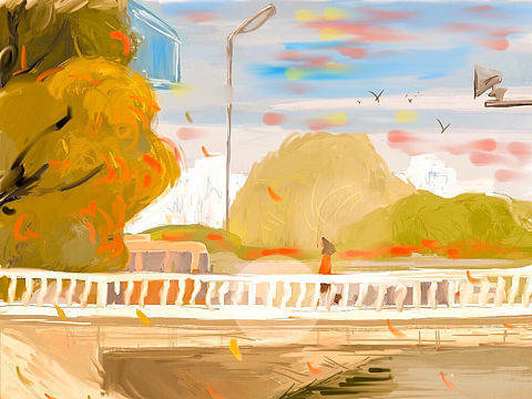 “Earth surface”地球表面系列主题插画