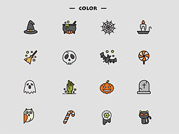 Halloween/万圣节小图标