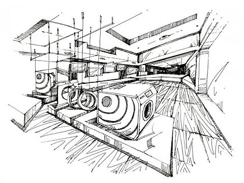 來一波之前做展示設(shè)計的速寫（個人主頁-ZMjQ5NjQ5NDQ=） - 展陳設(shè)計 - 站酷設(shè)計師Spend1992原創(chuàng)素材 - 站酷ZCOOL