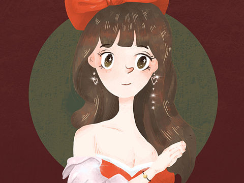 年年有你（个人主页-ZNTU1NjI0NDQ=） - 艺术插画 - 站酷设计师虞八仙原创素材 - 站酷ZCOOL