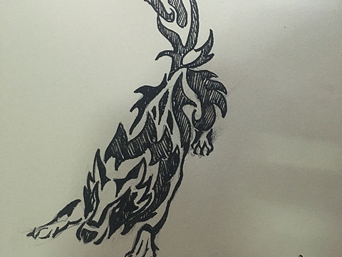 随性画画小动物。