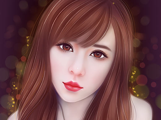 小凡凡转手绘暗背景唯美练习