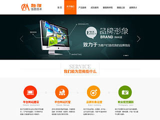 网络整合营销公司设计稿