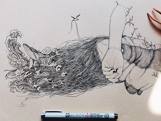 黑白小插画 合集
