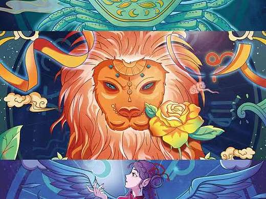抱枕物料设计/包装设计/星座设计