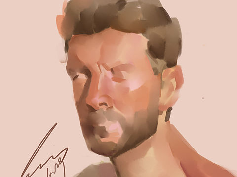 络腮胡男人（个人主页-ZNDQ4NDUzODA=） - 单幅漫画 - 站酷设计师Samuel_s原创素材 - 站酷ZCOOL