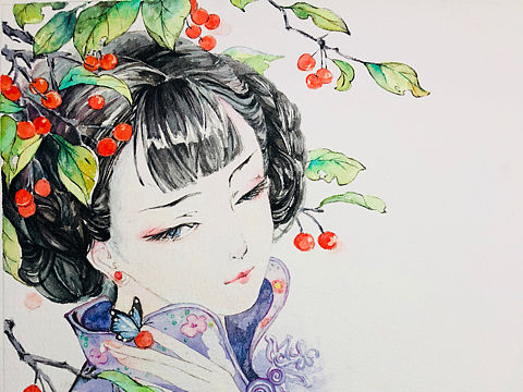 水彩插画（手绘）