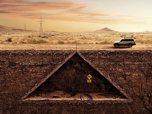 汽车海报-一路平坦系列