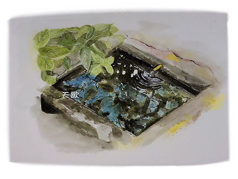 水彩《夏》（个人主页-ZMjMwODQzNTI=） - 绘画 - 站酷设计师天天喜洋洋原创素材 - 站酷ZCOOL