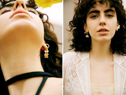 复古饰品法式感