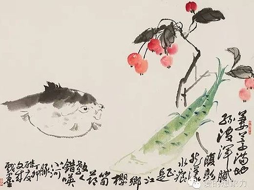 【画苑】韩文来国画欣赏（六）•鱼