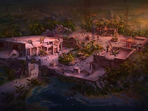 恐龙危机，（主题公园概念场景）